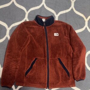 The North Face Burnt Orange Fleece Jacket